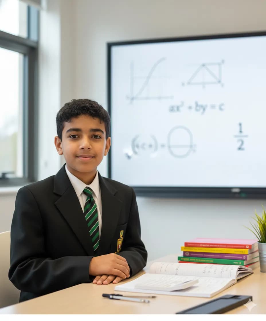 Adam excelling in math classes by Oratrics