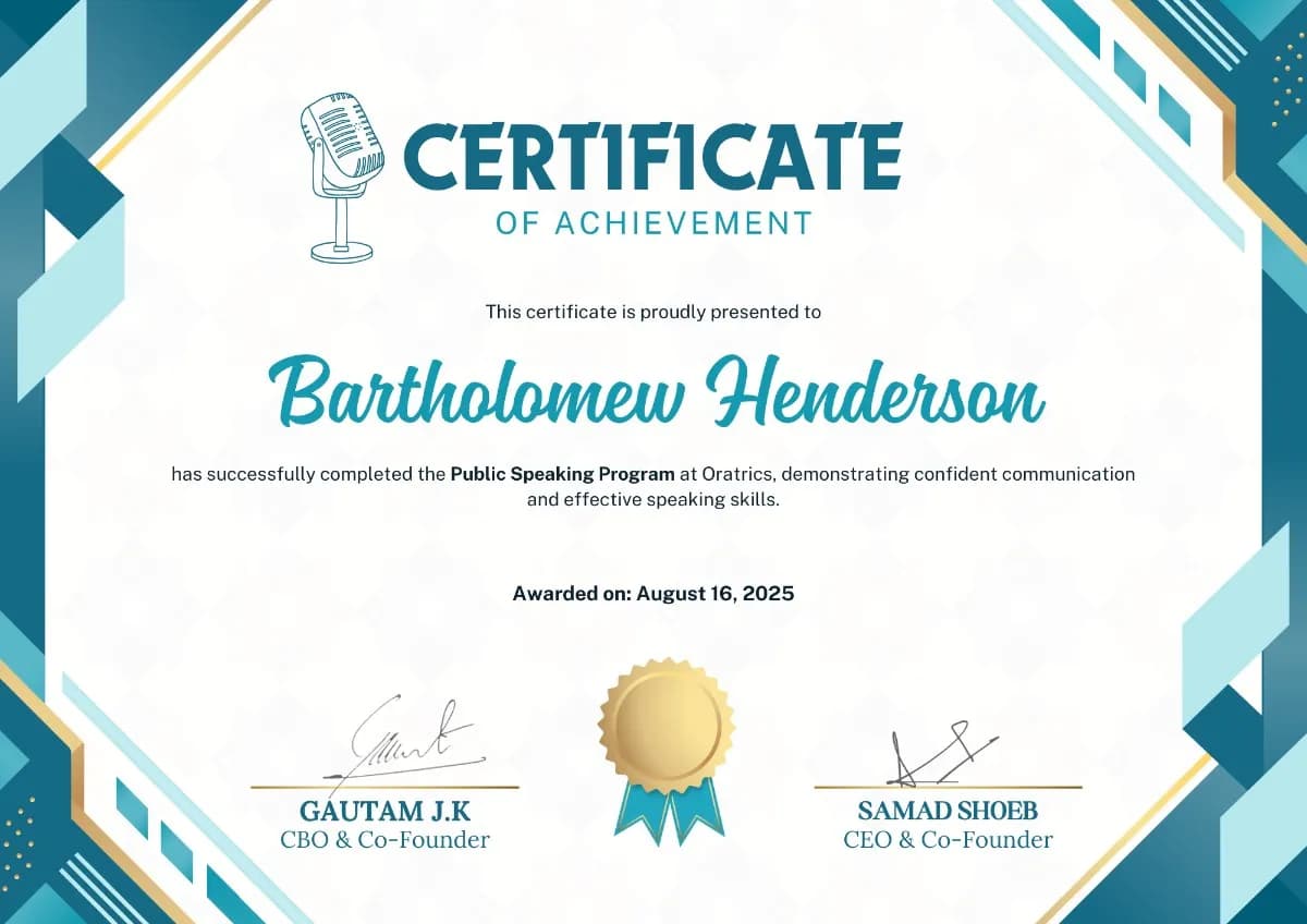 Certification