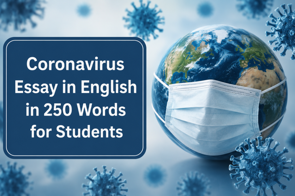 coronavirus eassy in English in 250 words for students