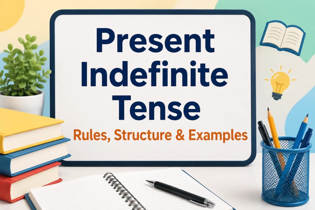 Present indefinite tense rules, structure & examples - Oratrics