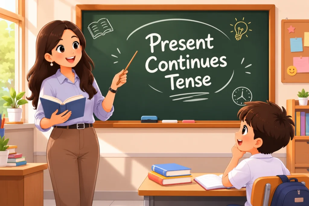 Present continuous tense rules - Oratrics