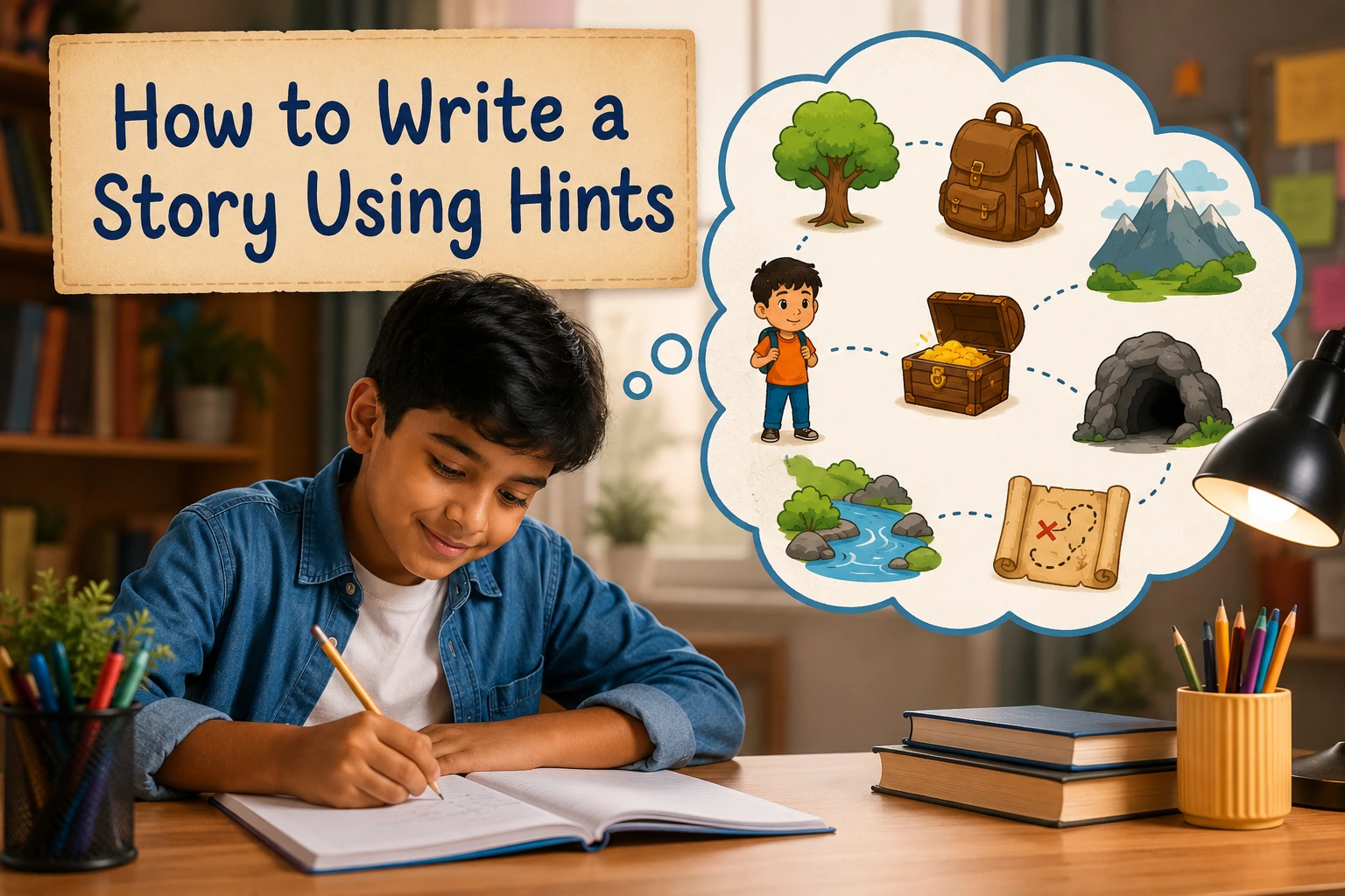 Master Story writing with hints for students - Oratrics