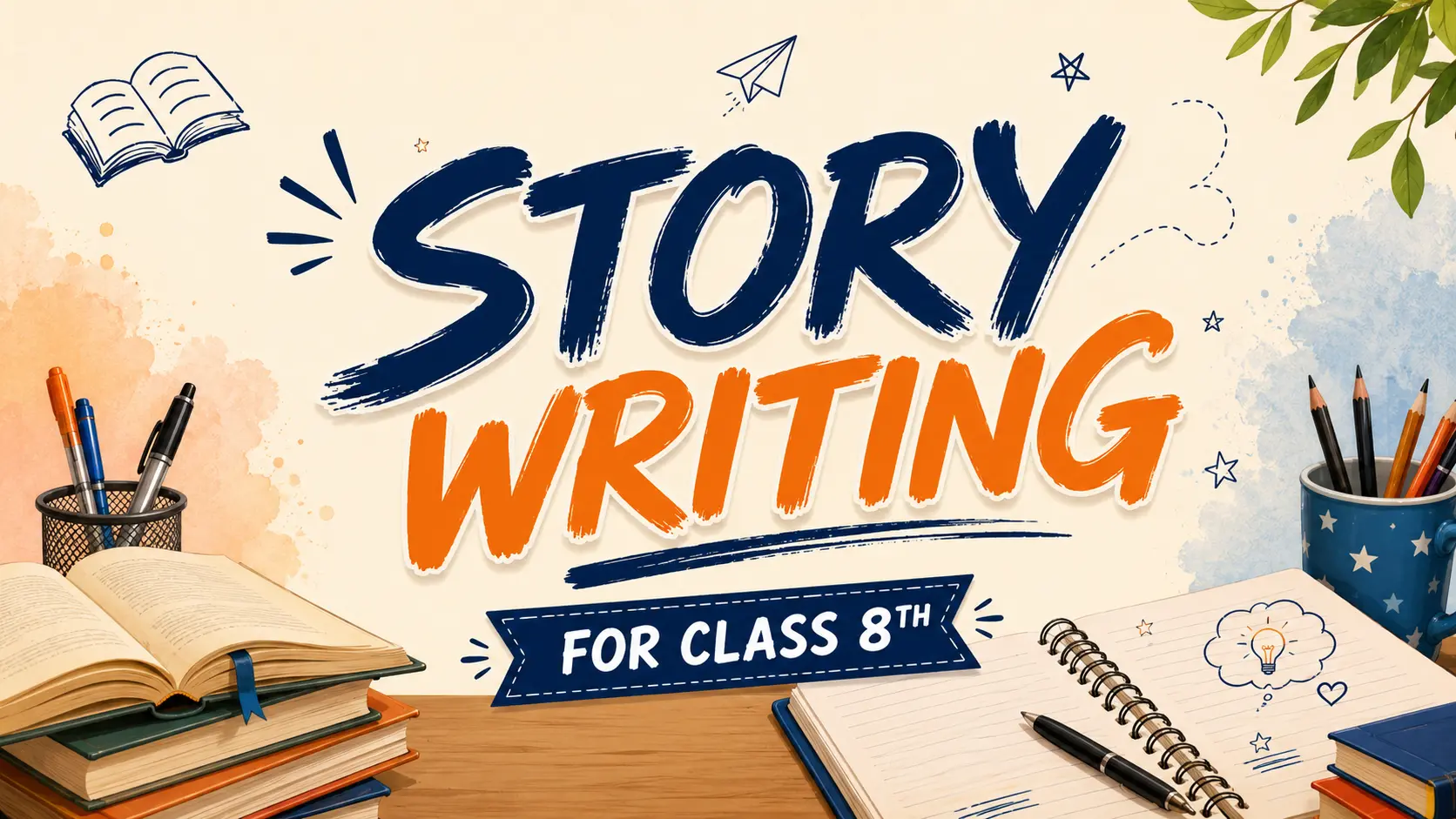 Master story writing for class 8 - Oratrics