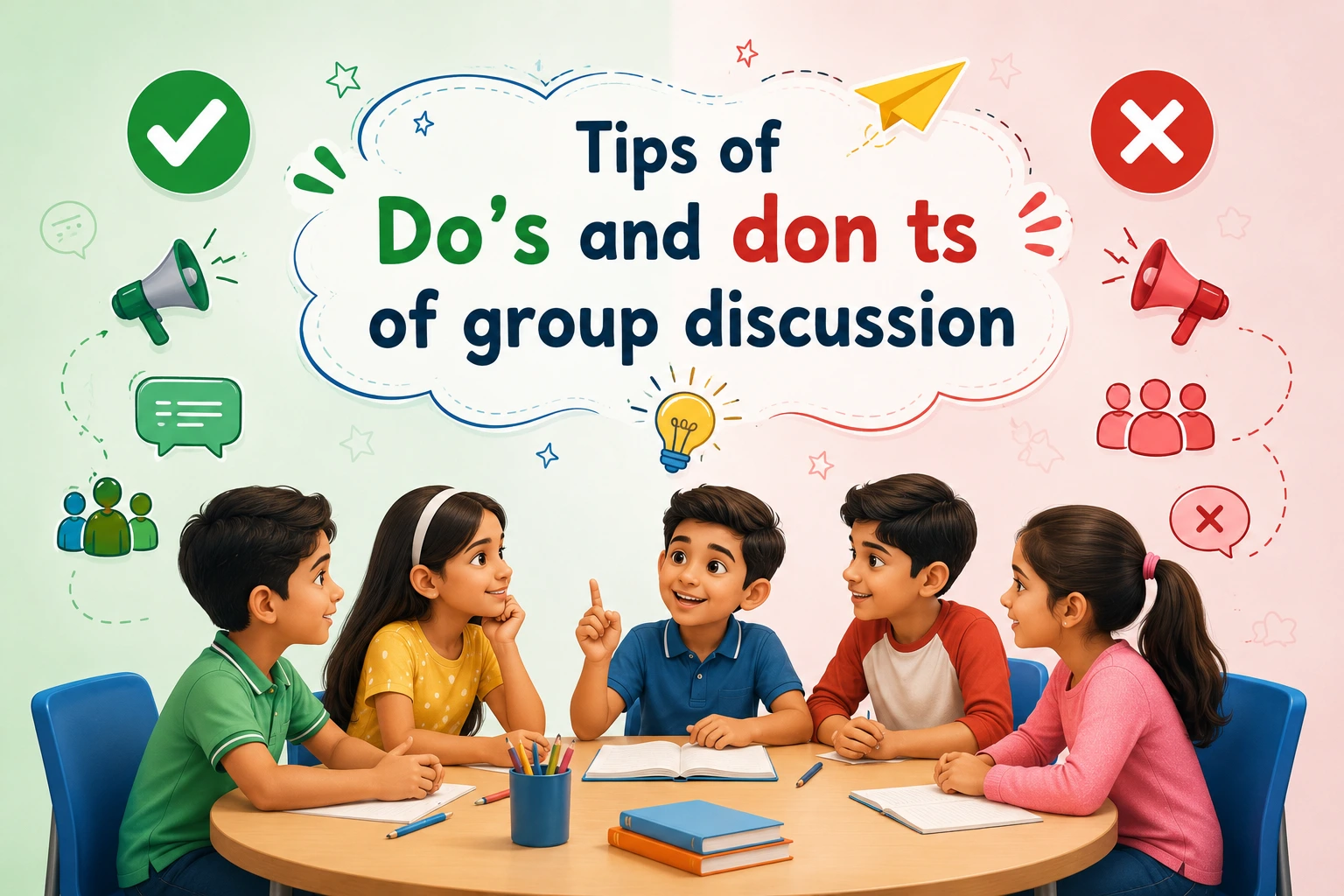 Tips of do's and don'ts of group discussion - Oratrics