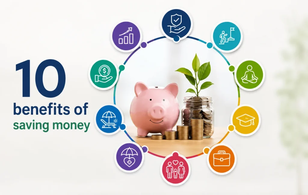 What are the 10 benefits of saving money