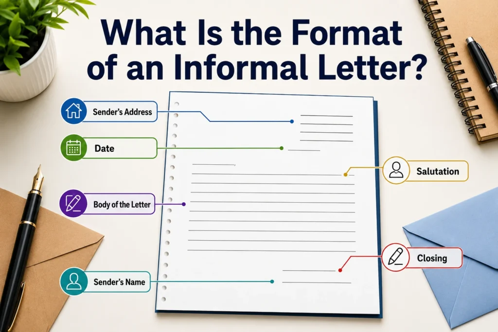 What is the format of an informal letter - Oratrics