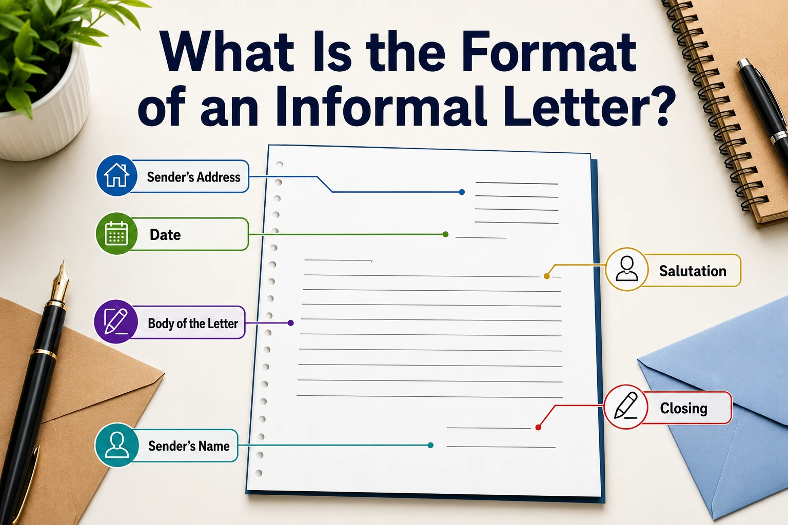 What is the format of an informal letter - Oratrics