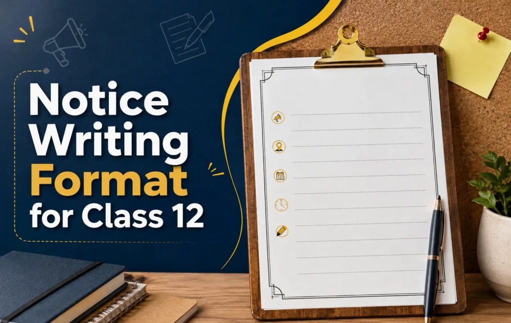 complete guide for notice writing format for class 12 - Oratrics