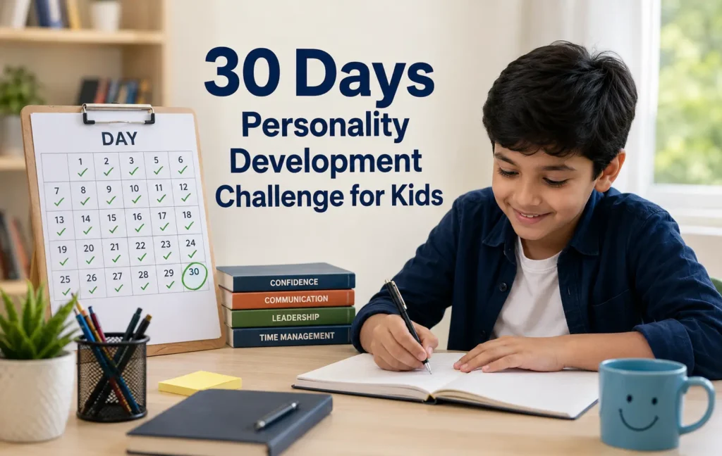 What is 30 days personality development challenge for kids - Oratrics