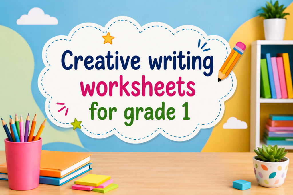 get creative writing worksheet for grade 1 - Oratrics