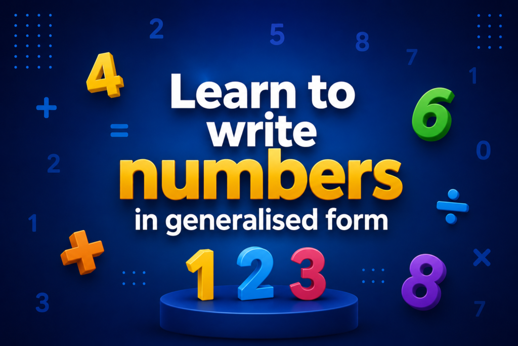 How to learn to write generalised form - Oratrics