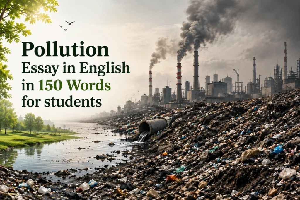 Pollution essay in English in 150 words for students - Oratrics