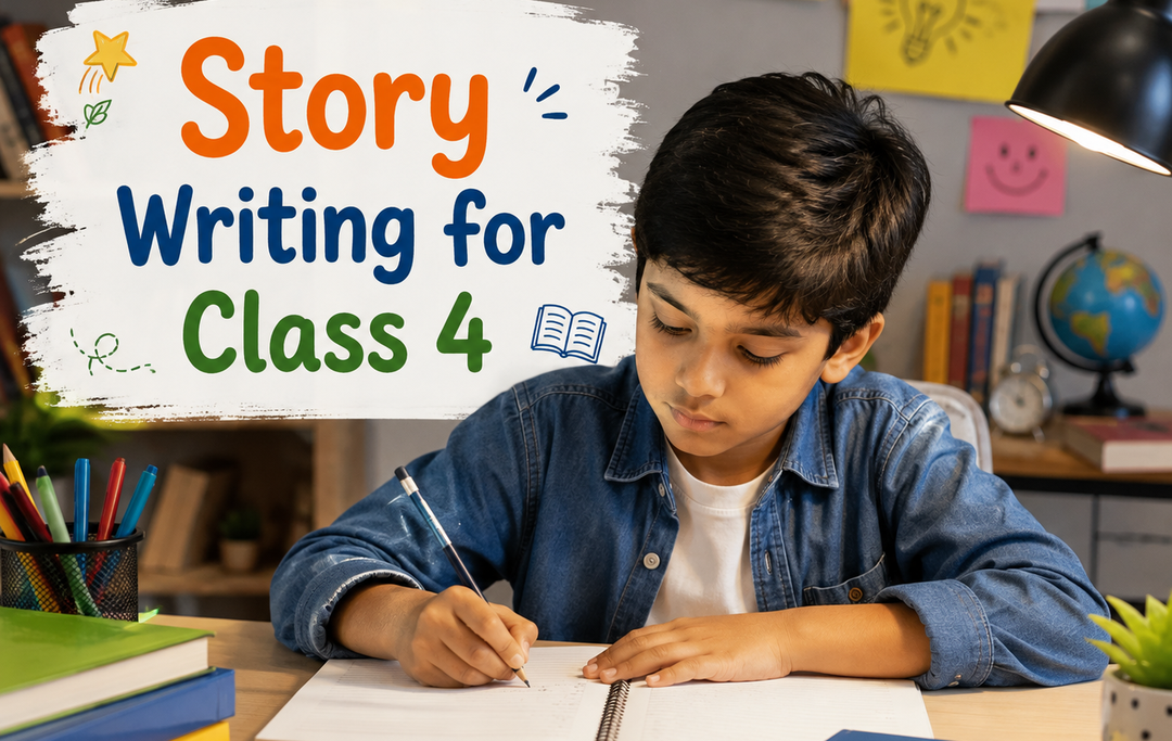 Story writing for class 4 with fun exercise for practice - Oratrics