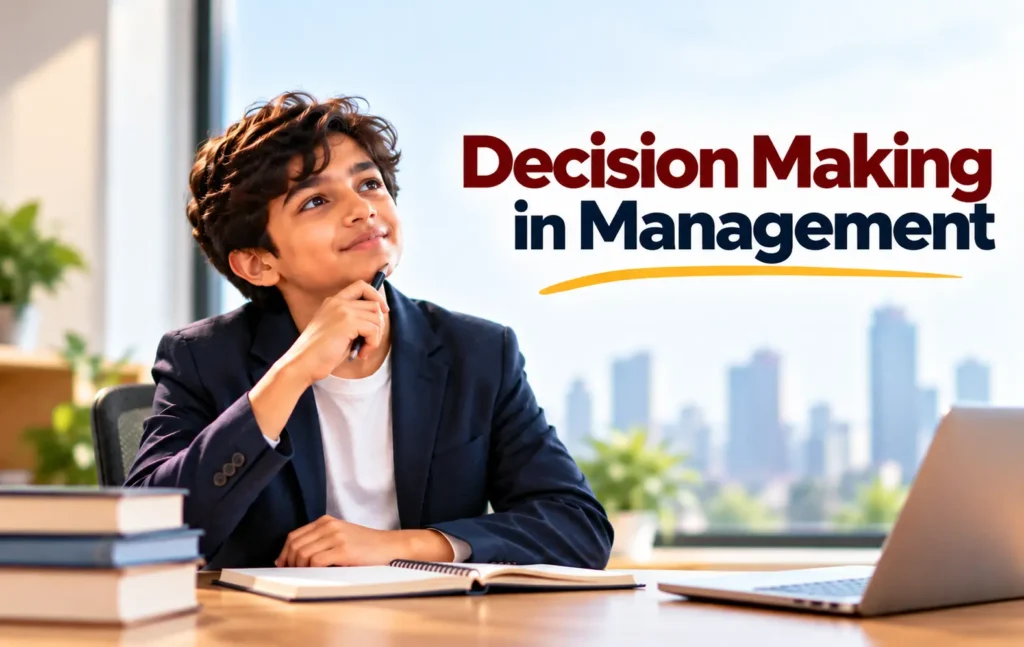 Decision making in management explained with key concepts