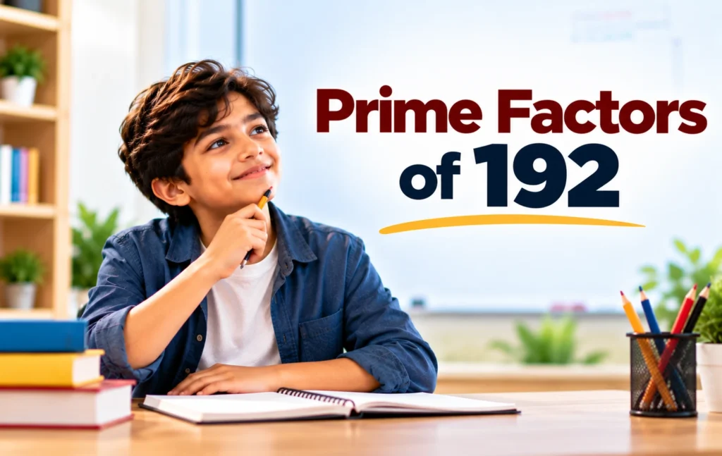 Prime factors of 192 explained with simple steps