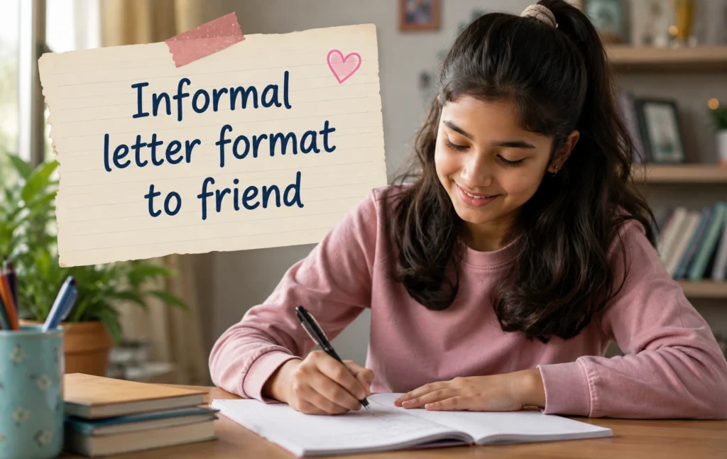 What is the best format to write informal letter to a friend - Oratrics