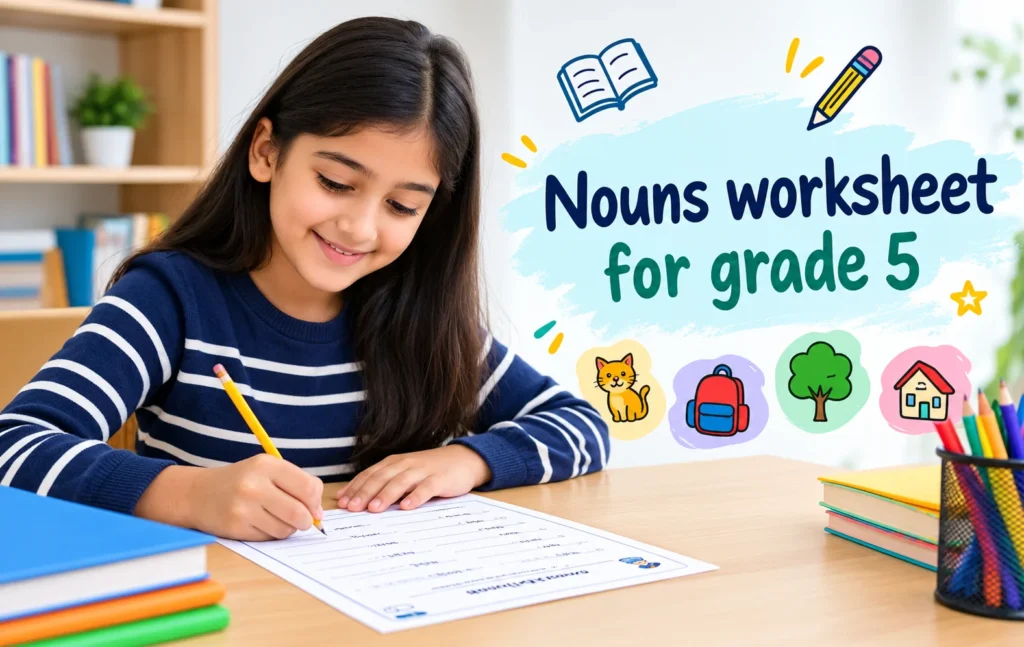 Complete guide for noun worksheet for grade 5 - Oratrics