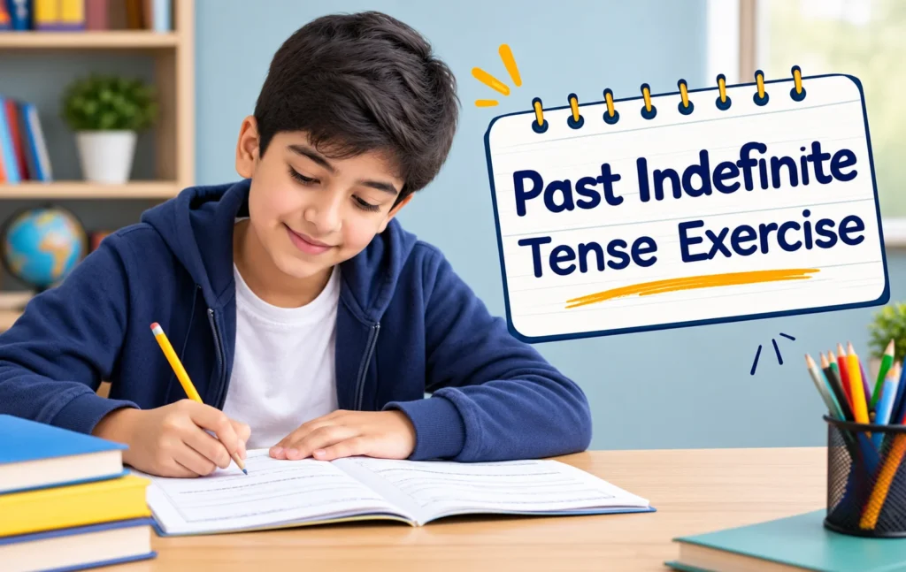 Past indefinite tense exercise with answers - Oratrics