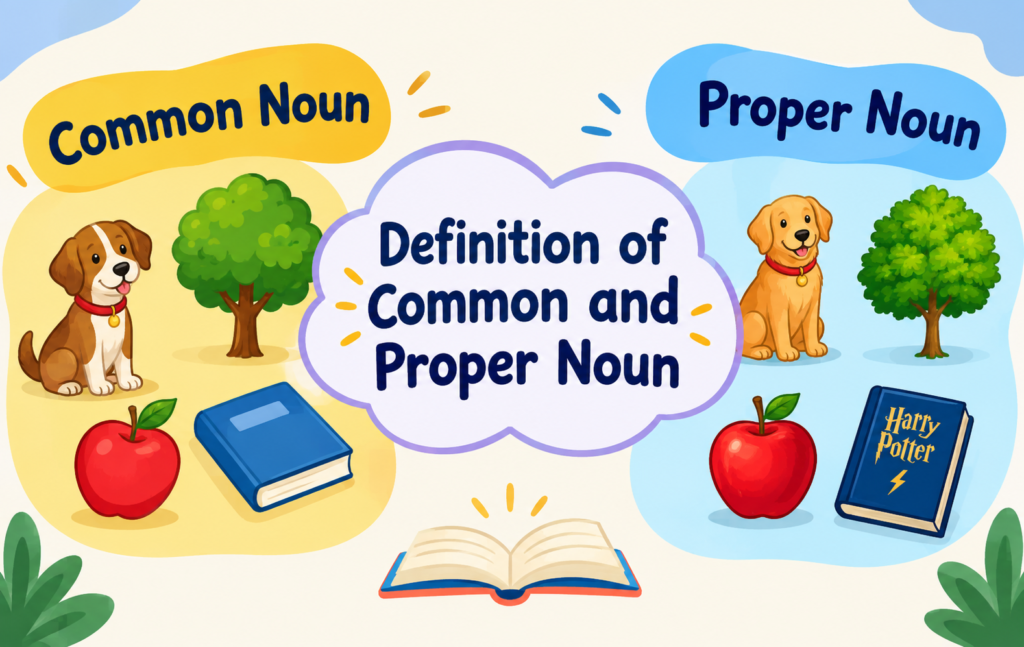 What is the definition of Common noun and proper noun? - Oratrics