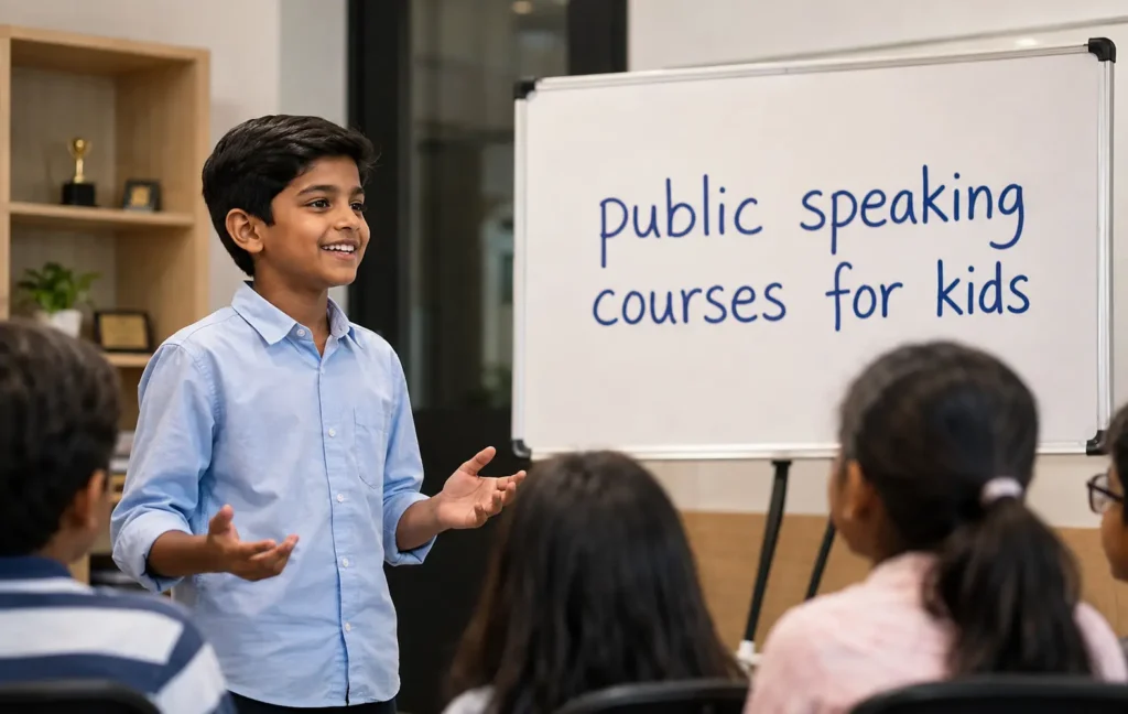 Public speaking courses for kids helping children build confidence and communication skills