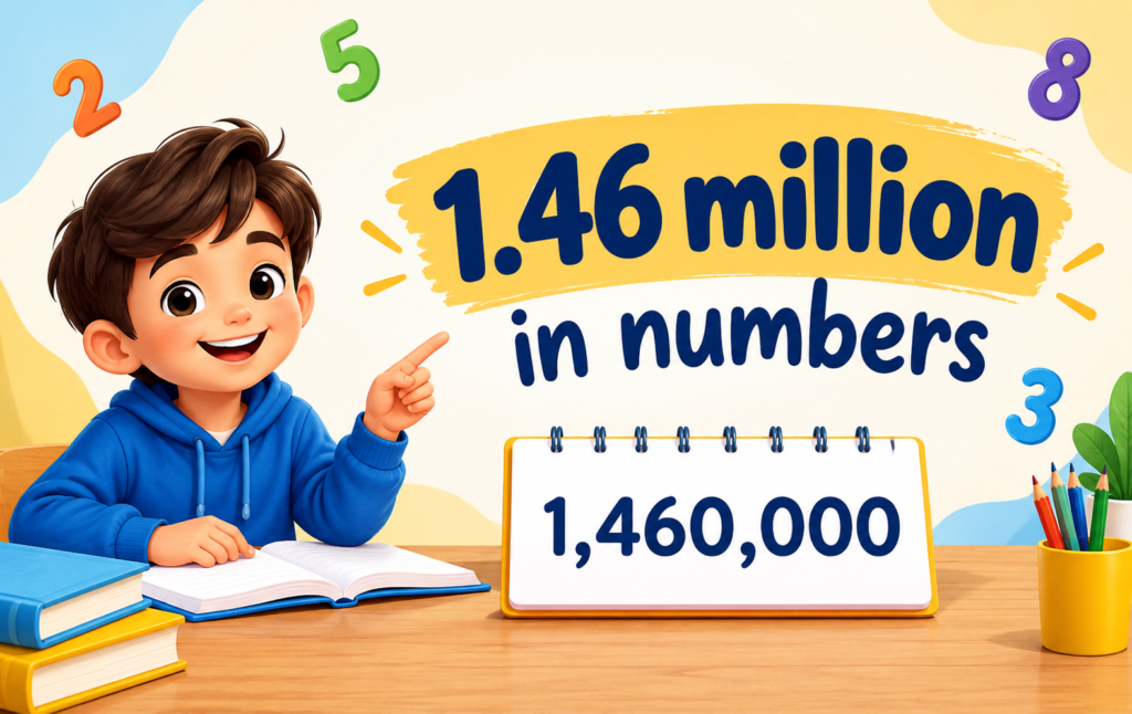 1.46 million in numbers : How to write it in words - Oratrics