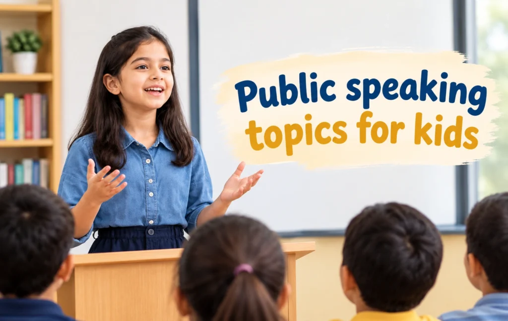 31 interesting public speaking topics for kids - Oratrics