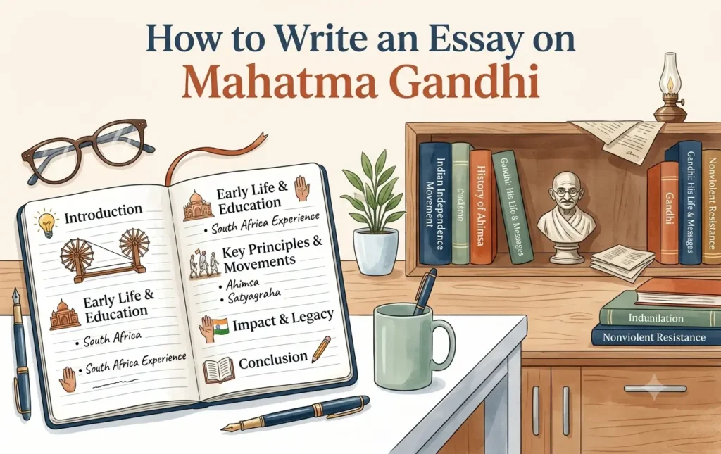 How to Write an Essay on Mahatma Gandhi: Educational Guide for students