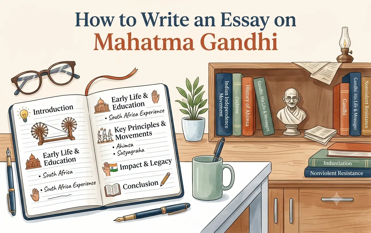 How to Write an Essay on Mahatma Gandhi: Educational Guide for students