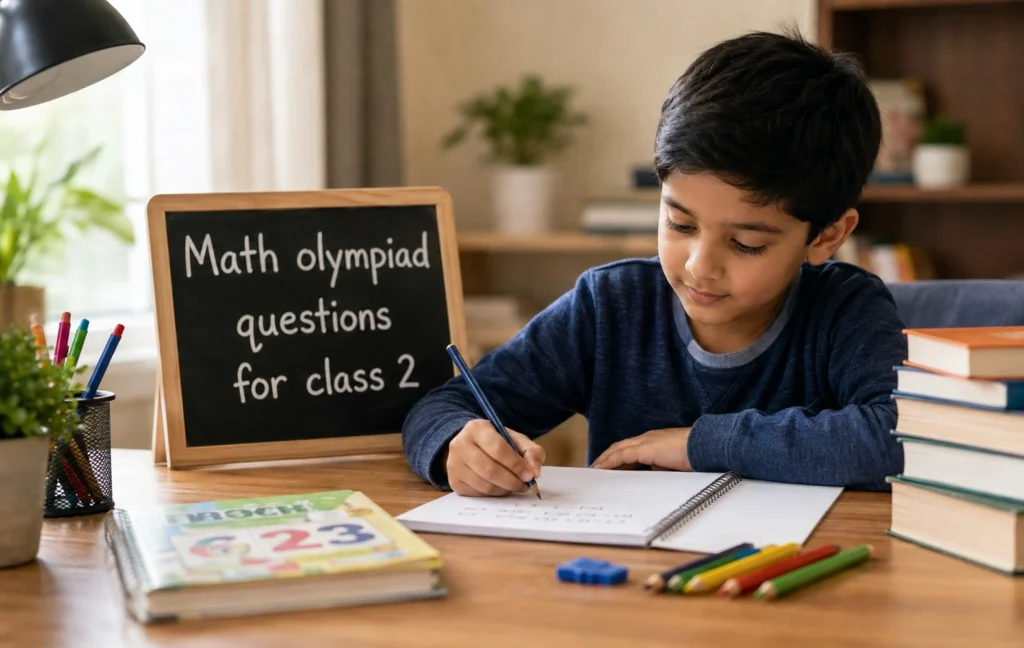 Math Olympiad questions for class 2 students to practice problem-solving skills