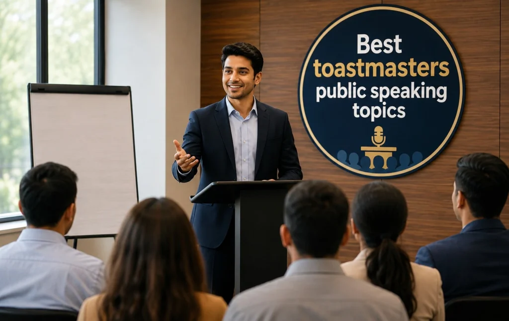 Toastmasters public speaking topics for speech practice