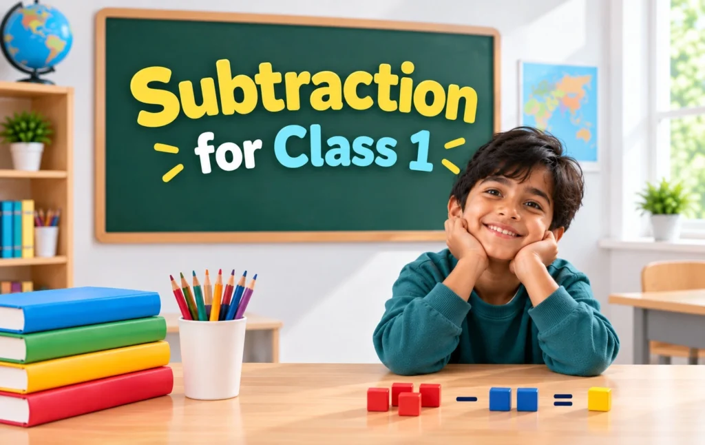 Complete Subtraction guide for class 1 - Oratrics