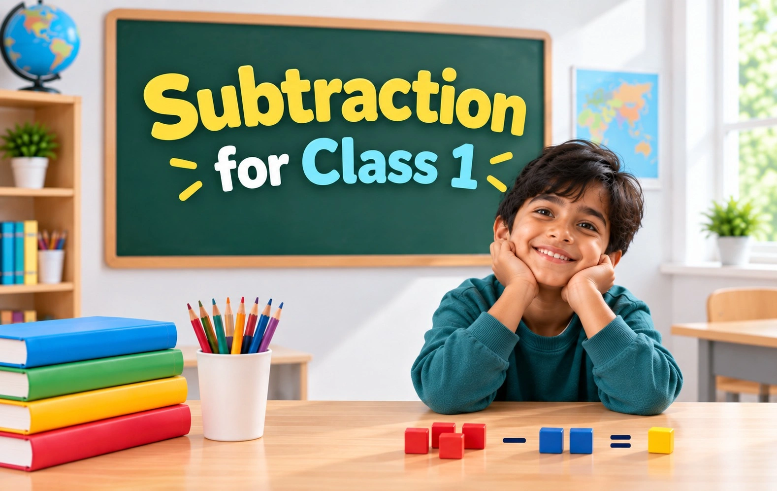 Complete Subtraction guide for class 1 - Oratrics
