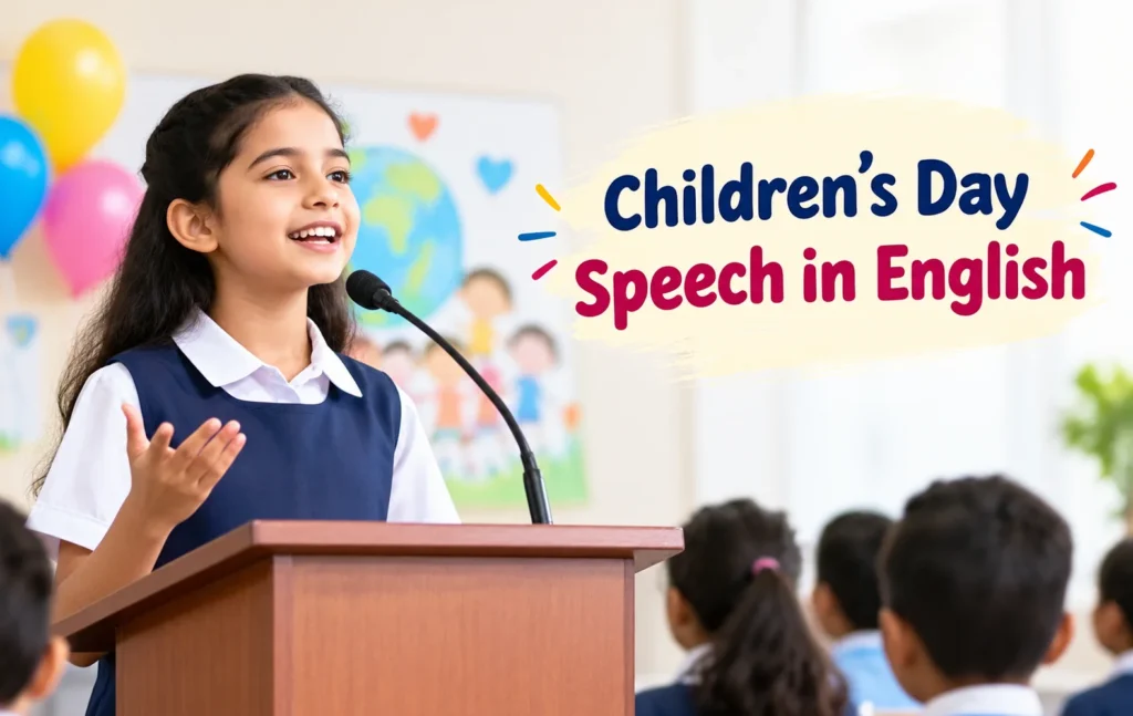 Children's day speech in english for kids and students - Oratrics